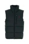 Polo Ralph Lauren Mens Annual Core Padded Regular-fit Recycled-polyester-down Gilet Polo Black In Black