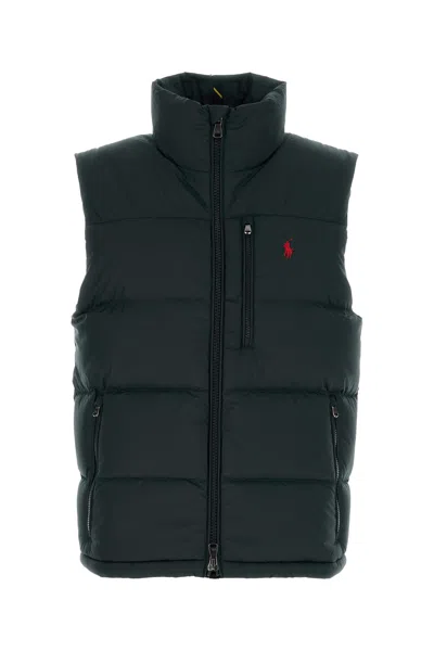 Polo Ralph Lauren Black Polyester Sleeveless Down Jacket