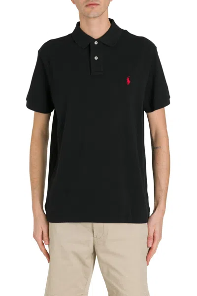 POLO RALPH LAUREN BLACK PONY EMBROIDERY POLO SHIRT