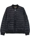 Polo Ralph Lauren Logo-embroidered Quilted Shell Jacket In Black