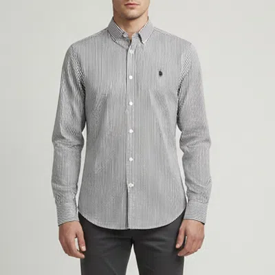 Pre-owned Polo Ralph Lauren Black Stripe Cotton Button Up Shirt Xs