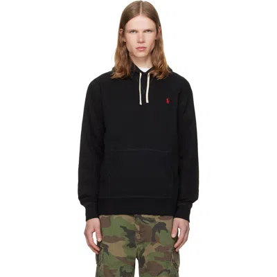 Polo Ralph Lauren Black 'the Rl Fleece' Hoodie