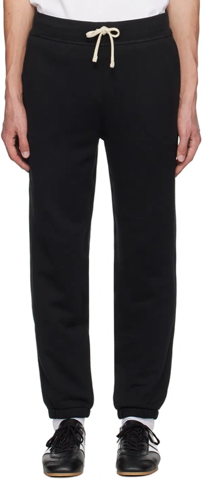 POLO RALPH LAUREN BLACK 'THE RL' SWEATPANTS