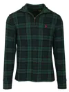 Polo Ralph Lauren Black Watch Cotton Polo Shirt Sweatshirts Green In Multi