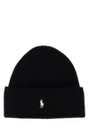 Polo Ralph Lauren Flanged Wool Hat In Black