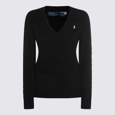 POLO RALPH LAUREN BLACK WOOL KNITWEAR