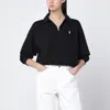 Polo Ralph Lauren Black Zip-up Sweatshirt In Black