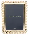 Polo Ralph Lauren Blake 5x7 Chain-trim Frame In Gold