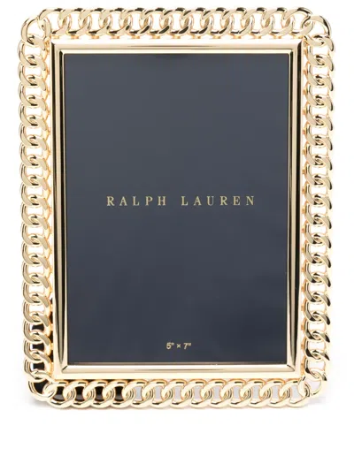 Polo Ralph Lauren Blake 5x7 Chain-trim Frame In Gold