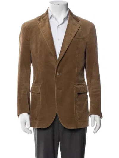 Pre-owned Polo Ralph Lauren Blazer In Brown