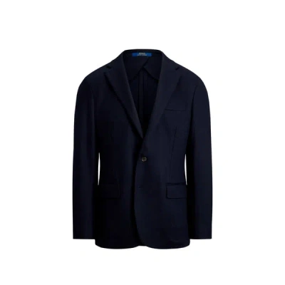 Polo Ralph Lauren Blazer Droit Col Tailleur In Blue