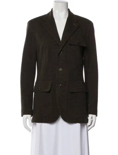 Pre-owned Polo Ralph Lauren Blazer In Green