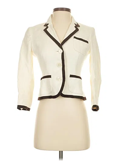 Pre-owned Polo Ralph Lauren Blazer Jacket In Ivory