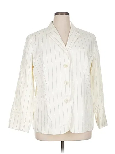 Pre-owned Polo Ralph Lauren Blazer Jacket In White