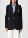 Polo Ralph Lauren Double-knit Blazer In Blue