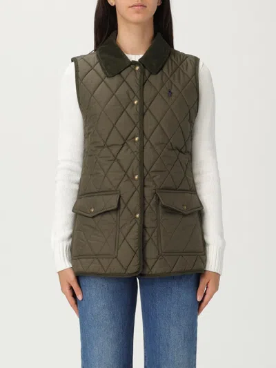 Polo Ralph Lauren Blazer  Woman Color Green In Brown