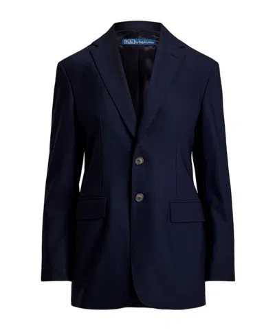 Polo Ralph Lauren Blazer Single-breasted Stretch In Blue