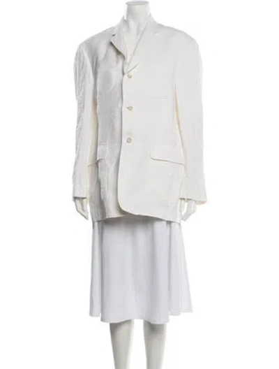 Pre-owned Polo Ralph Lauren Blazer In White