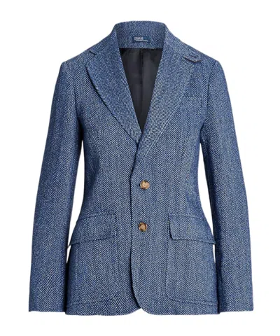 Polo Ralph Lauren Heritage Single Breasted Blazer In Blue