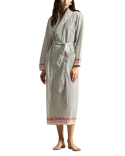 Polo Ralph Lauren Block Print Robe In Multi