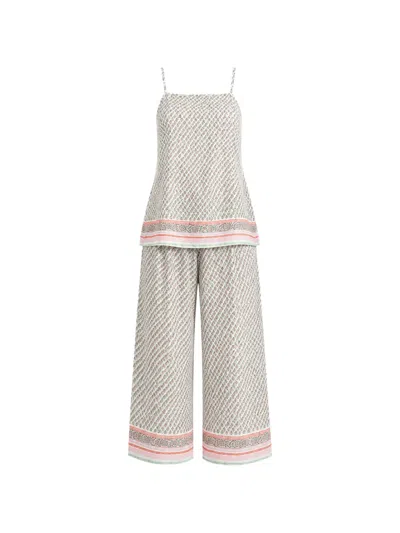 Polo Ralph Lauren Block-print Pajamas In Multi
