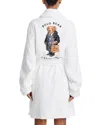Polo Ralph Lauren Bloomingdale's Big Brown Bag Short Robe - Exclusive In White
