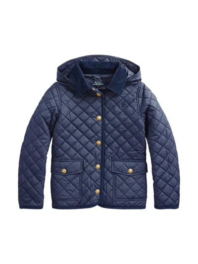 Polo Ralph Lauren Jacket With Logo In Blue