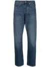 Polo Ralph Lauren Rlxd Str Crp-cropped-straight Clothing In Blue