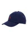 Polo Ralph Lauren Blue Baseball Cap With Pony Embroidery On The Front And Rear Adjustable Buckle Closure In Cotton Wom In Blue