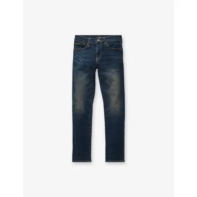 Polo Ralph Lauren Kids' Blue Boys' Sullivan Slim-fit Stretch-denim Jean