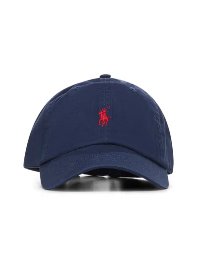 Polo Ralph Lauren Blue Chino Embroidery Cap