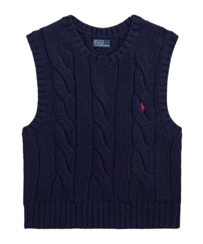 Polo Ralph Lauren Blue Coat In Black