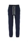 POLO RALPH LAUREN BLUE COTTON BLEND JOGGERS