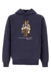 Polo Ralph Lauren Blue Cotton Blend Sweatshirt In Blue