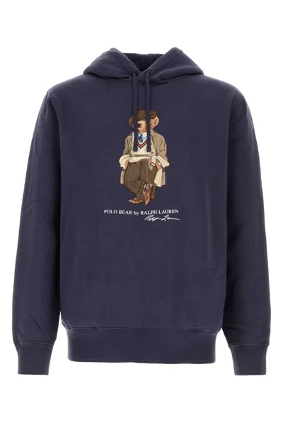Polo Ralph Lauren Blue Cotton Blend Sweatshirt