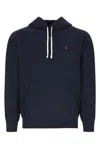 Polo Ralph Lauren Blue Cotton Blend Sweatshirt In Blue