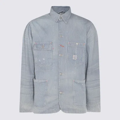 Polo Ralph Lauren Blue Cotton Casual Jacket In Big Pine Key