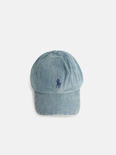 Polo Ralph Lauren Kids' Blue Cotton Denim Cap