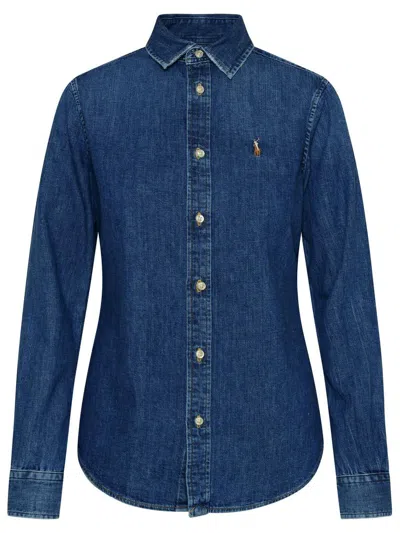 Polo Ralph Lauren Blue Cotton Denim Shirt