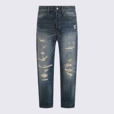 POLO RALPH LAUREN BLUE COTTON JEANS