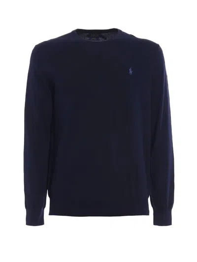 Polo Ralph Lauren Blue Cotton Pullover