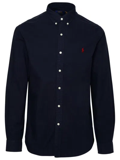 POLO RALPH LAUREN POLO RALPH LAUREN BLUE COTTON SHIRT