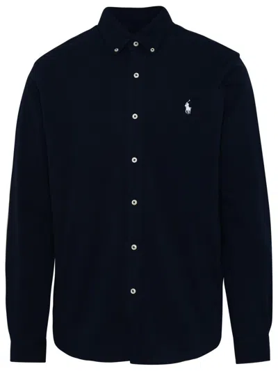 POLO RALPH LAUREN POLO RALPH LAUREN BLUE COTTON SHIRT
