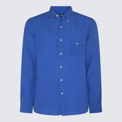 Polo Ralph Lauren Blue Cotton Shirt In Summer Royal