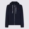 Polo Ralph Lauren Blue Cotton Sweatshirt In Blue