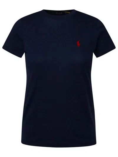 POLO RALPH LAUREN POLO RALPH LAUREN BLUE COTTON T-SHIRT