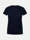 Polo Ralph Lauren Blue Cotton T-shirt In Blue