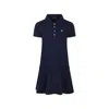 Polo Ralph Lauren Blue Dress For Girl With Horse In Blue
