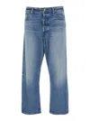 Polo Ralph Lauren Blue Jeans With Five-pocket Design And Logo Patch On The Back