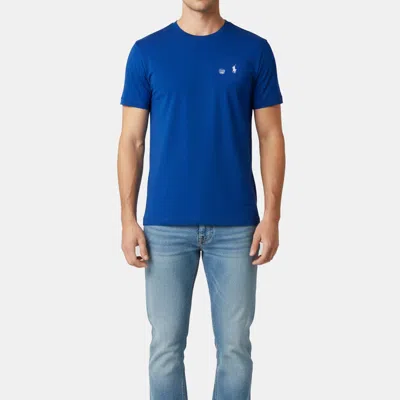 Pre-owned Polo Ralph Lauren Blue Jersey Slim Fit T-shirt M